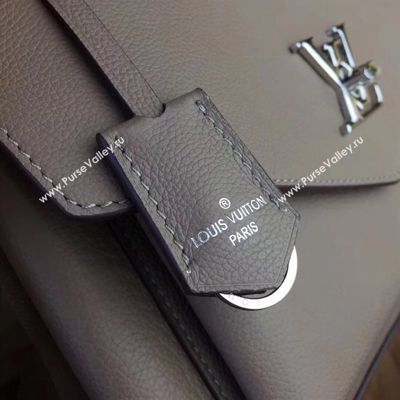 M54877 LV Louis Vuitton My Lockme Bag Twist Real leather Handbag Apricot 6724