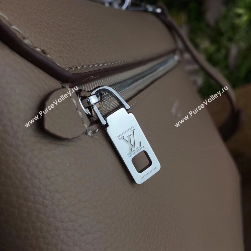 M54877 LV Louis Vuitton My Lockme Bag Twist Real leather Handbag Apricot 6724