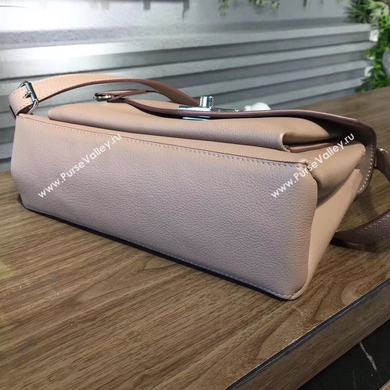 M54877 LV Louis Vuitton My Lockme Bag Twist Real leather Handbag Apricot 6724