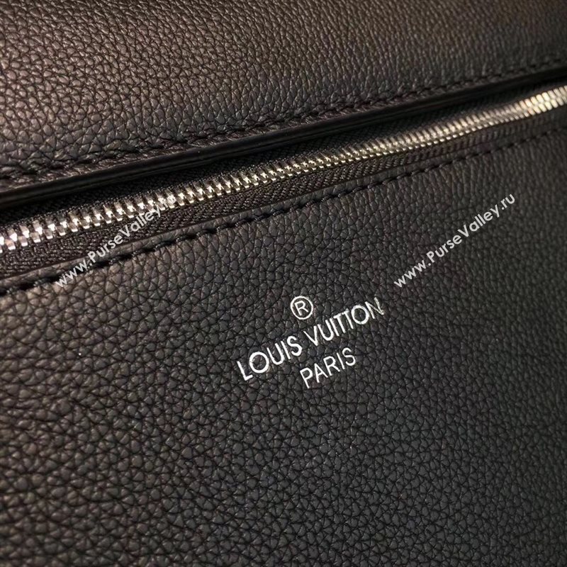 M54849 LV Louis Vuitton My Lockme Bag Twist Real leather Handbag Black 6725