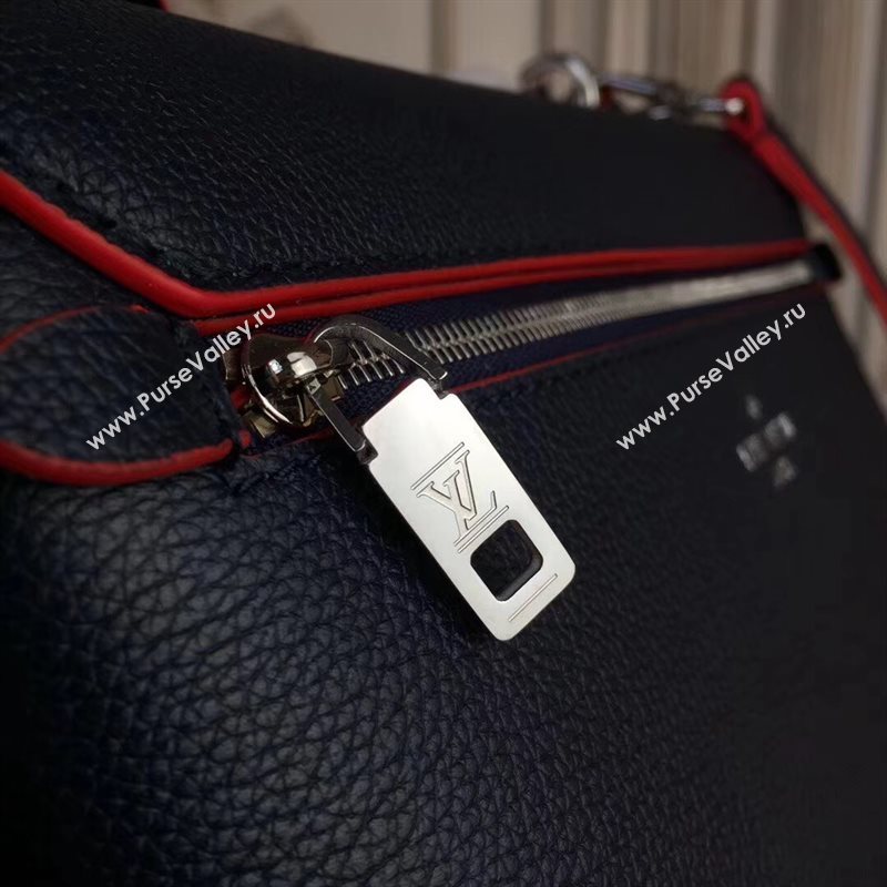 M54849 LV Louis Vuitton My Lockme Bag Twist Real leather Handbag Navy 6726