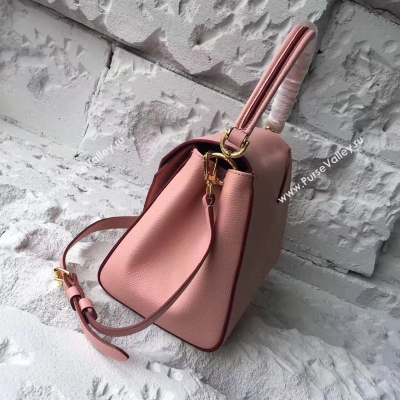 M54440 LV Louis Vuitton Monogram Double V Handbag Real Leather Bag Pink 6737