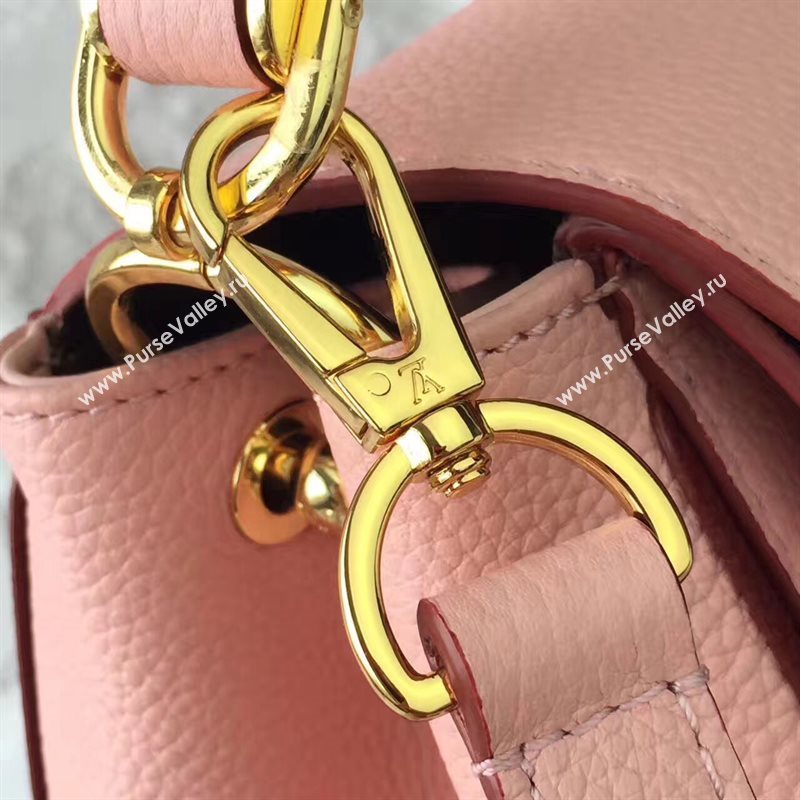M54440 LV Louis Vuitton Monogram Double V Handbag Real Leather Bag Pink 6737