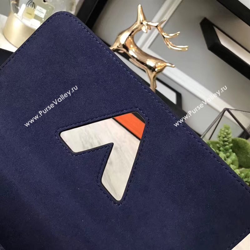 M54317 LV Louis Vuitton Twist MM Chain Bag Epi Leather Handbag Navy 6739