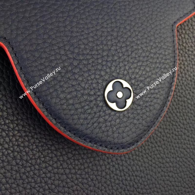 LV Louis Vuitton Capucines MM Bag Real Leather Tote Handbag M41813 Blue 6845