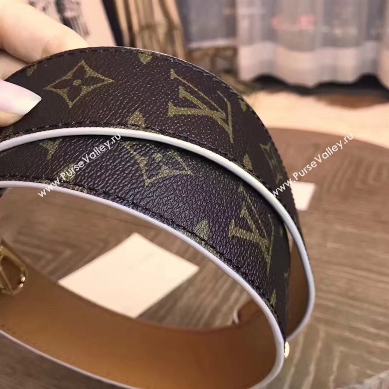 LV Louis Vuitton Monogram Shoulder Strap for Bag J02286 Yellow 6846