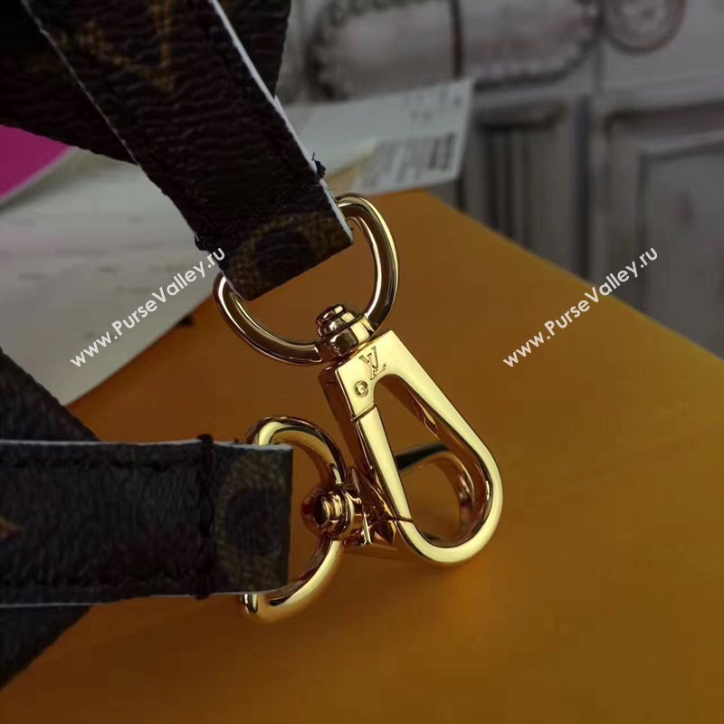 LV Louis Vuitton Monogram Shoulder Strap for Bag J02285 Rose 6850