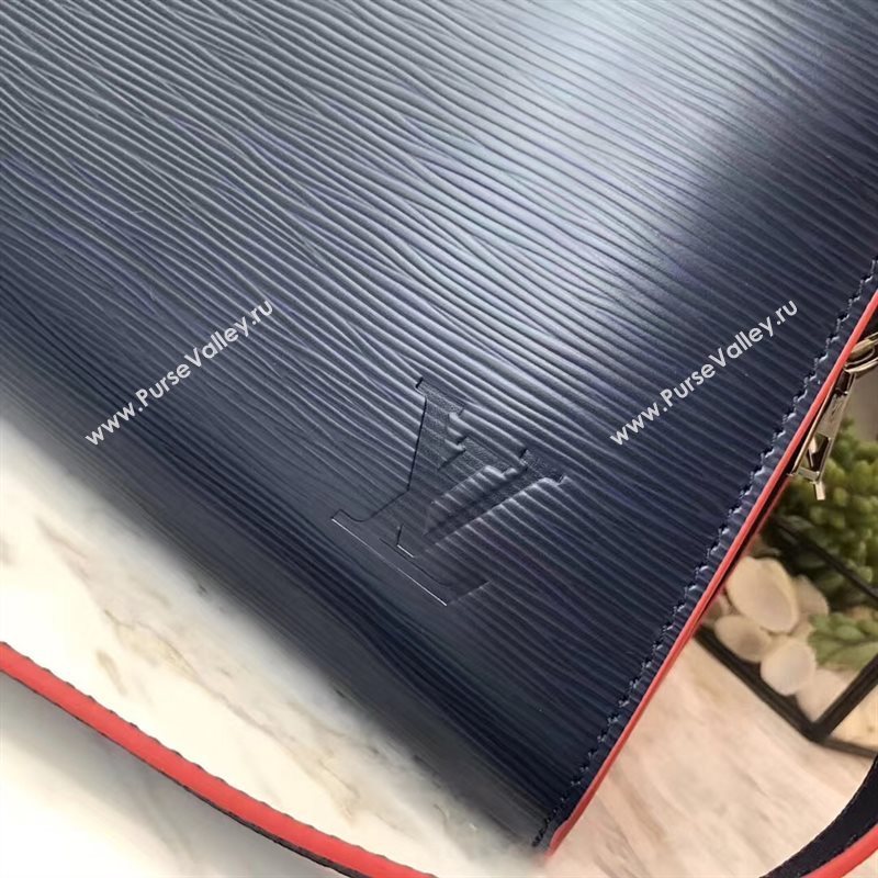 LV Louis Vuitton Vaneau MM Handbag Epi Leather Tote Bag M51239 Navy 6853