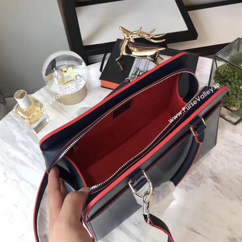 LV Louis Vuitton Vaneau MM Handbag Epi Leather Tote Bag M51239 Navy 6853