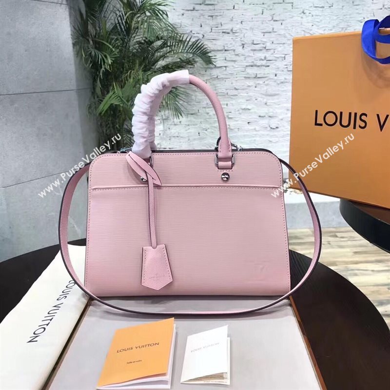 LV Louis Vuitton Vaneau MM Handbag Epi Leather Tote Bag M51238 Pink 6855