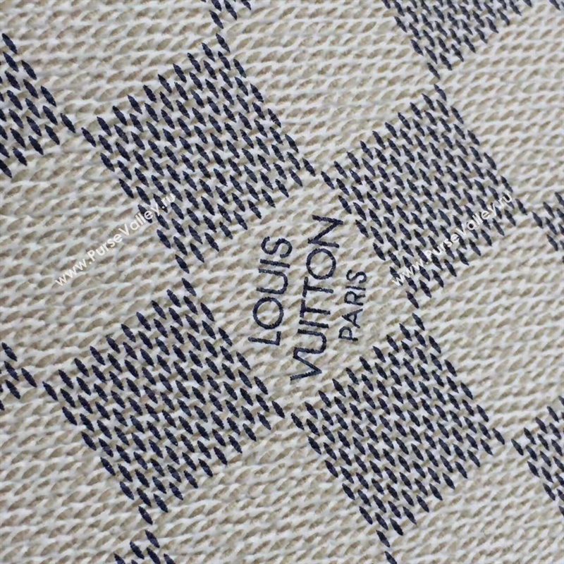 LV Louis Vuitton Neverfull 32 MM Handbag Damier Azur Cabas Bag N41361 White 6859