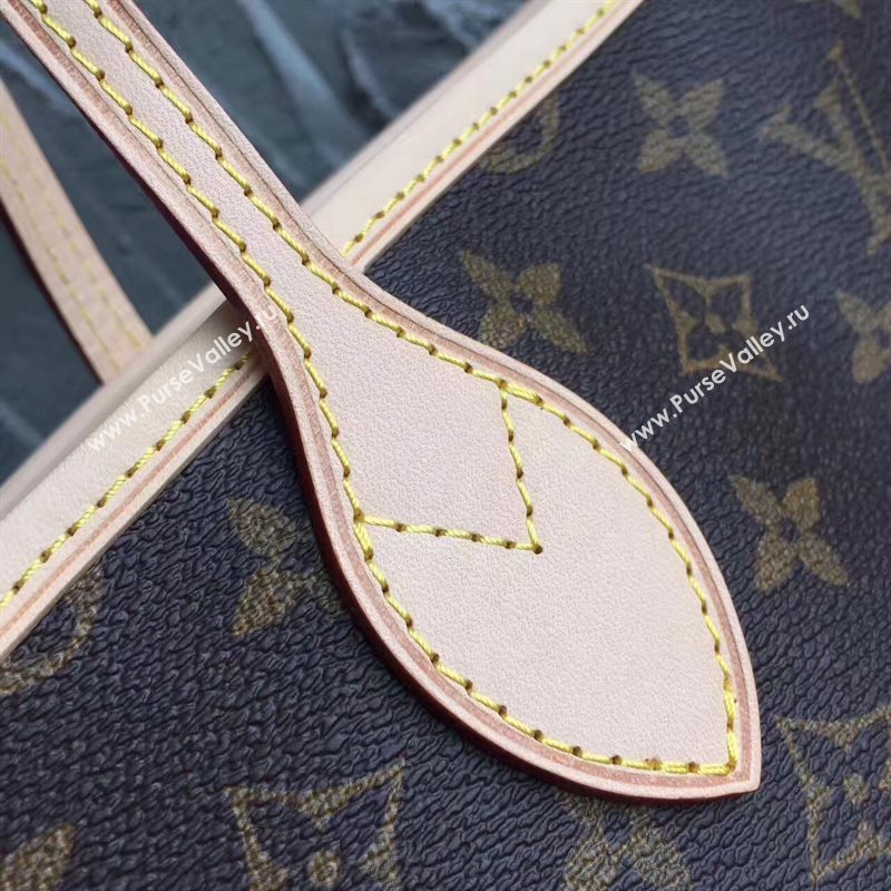 LV Louis Vuitton Neverfull GM Handbag 40cm Monogram Cabas Bag M40990 Beige 6862