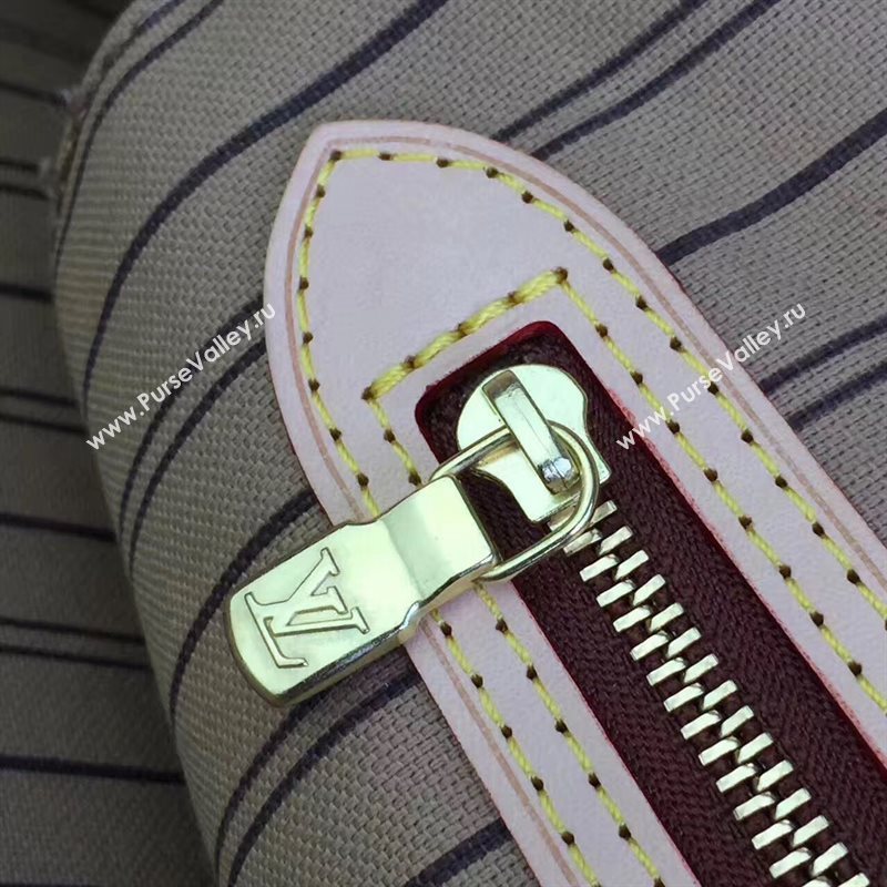 LV Louis Vuitton Neverfull GM Handbag 40cm Monogram Cabas Bag M40990 Beige 6862