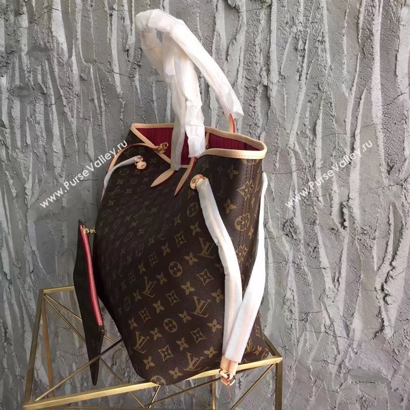 LV Louis Vuitton Neverfull GM Handbag 40cm Monogram Cabas Bag M41180 Rose 6864