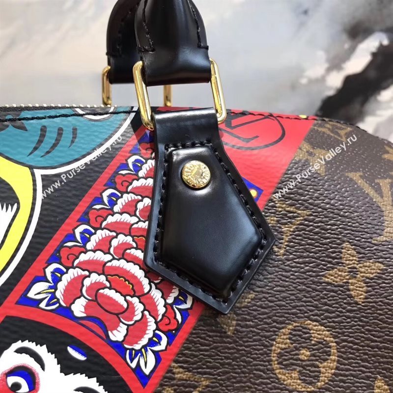 LV Louis Vuitton Speedy 30 Handbag Monogram Epi Leather Bag M43505 Brown 6870