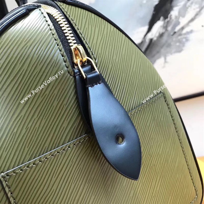 LV Louis Vuitton Speedy 30 Handbag Monogram Epi Leather Bag M43505 Brown 6870