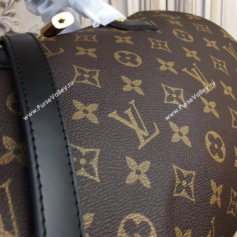 LV Louis Vuitton Speedy 30 Handbag Monogram Shoulder Bag M41112 Black 6878