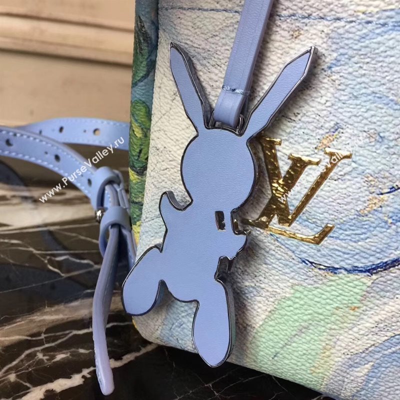 LV Louis Vuitton Palm Springs Backpack Bag Monogram Masters Handbag M43374 Blue 6879