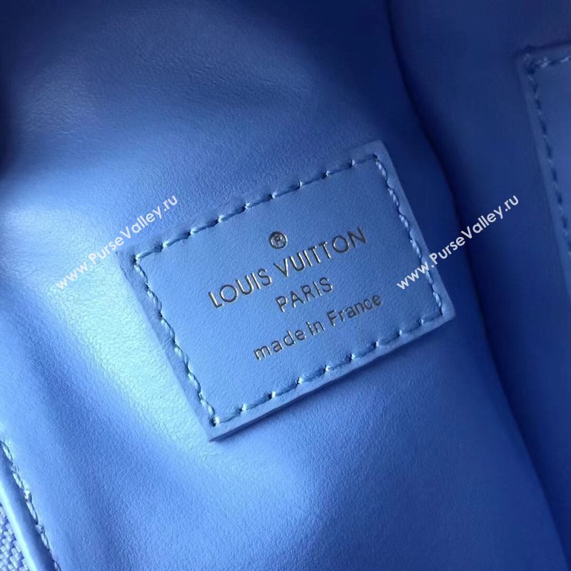 LV Louis Vuitton Palm Springs Backpack Bag Monogram Masters Handbag M43374 Blue 6879