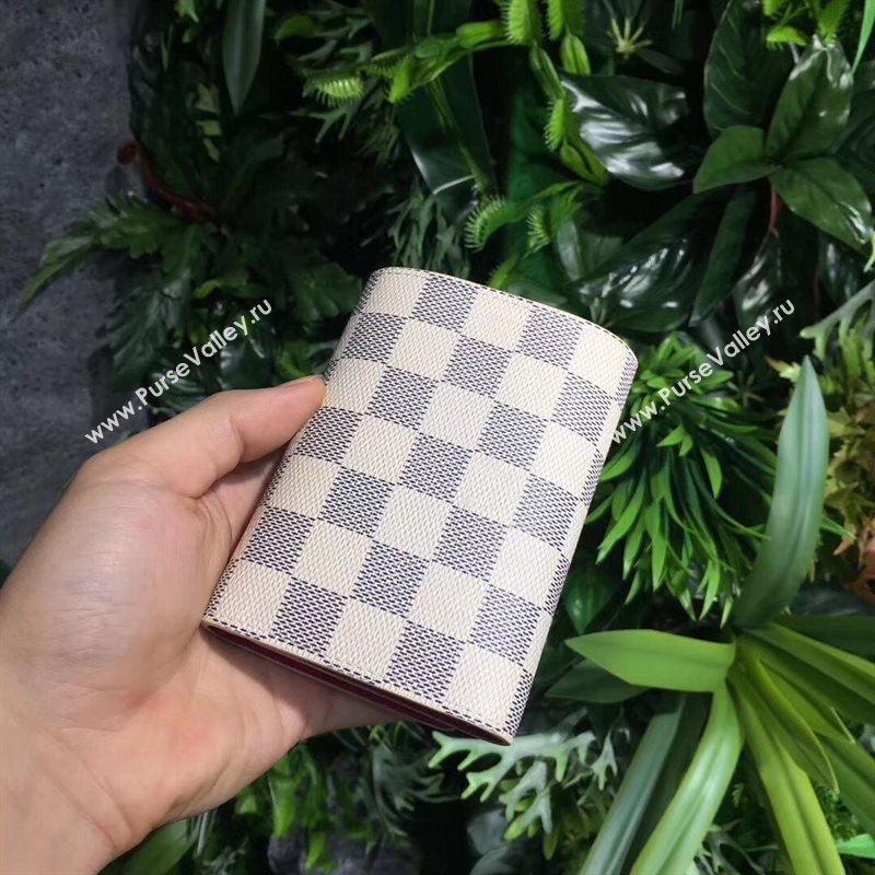 N60059 LV Louis Vuitton Victorine Wallet Purse Bag Damier Handbag White 6887