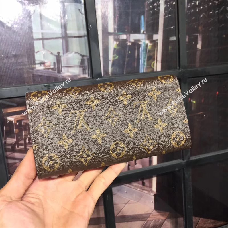 M62086 LV Louis Vuitton Sarah Wallet Purse Monogram Polar bear Handbag Red 6891