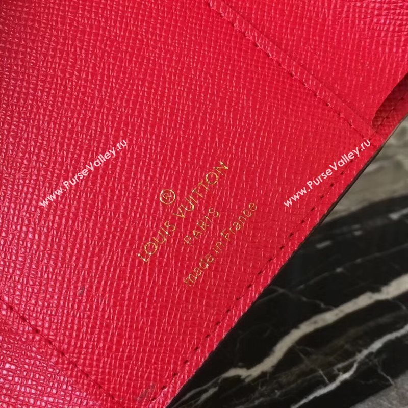 M62090 LV Louis Vuitton Victorine Wallet Purse Monogram Polar bear Handbag Red 6892