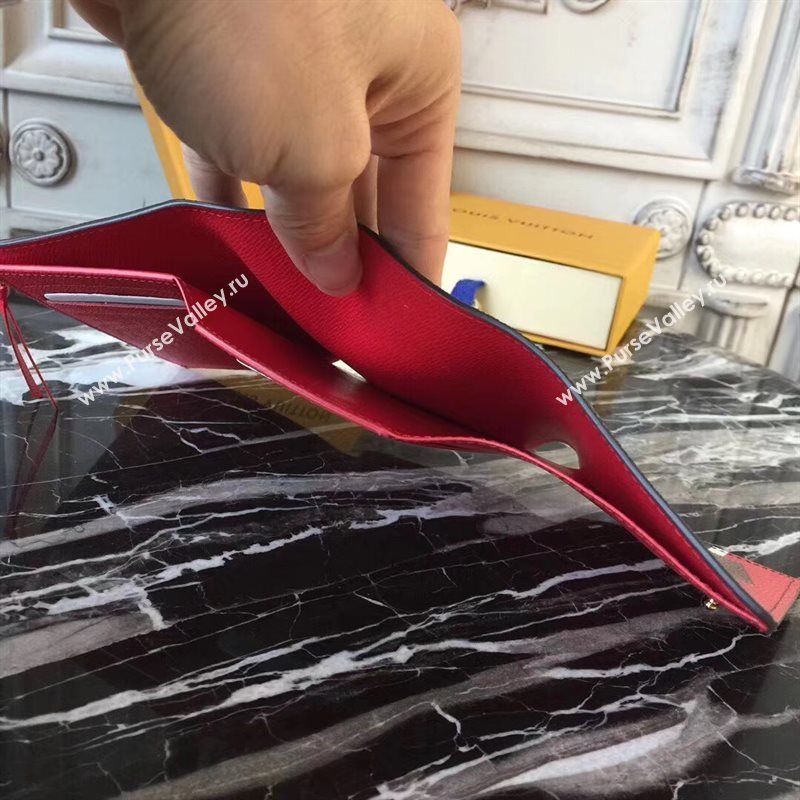 M62090 LV Louis Vuitton Victorine Wallet Purse Monogram Polar bear Handbag Red 6892