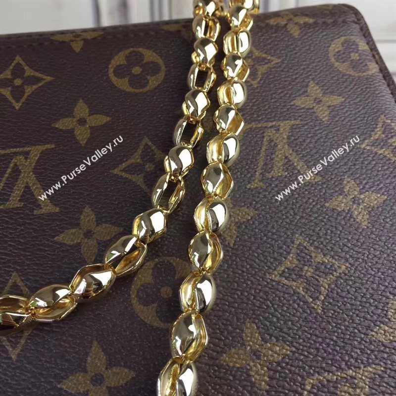 LV Louis Vuitton Victoire Chain Handbag Monogram Leather Shoulder Bag Maroon M41732 6804