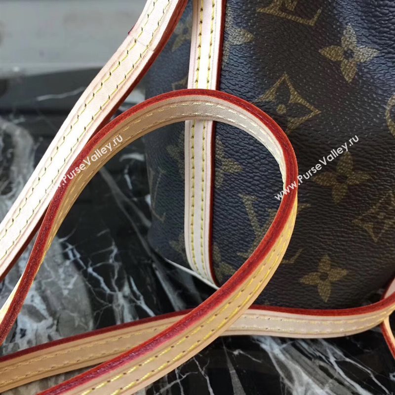LV Louis Vuitton Nano Noe Handbag Monogram Shoulder Bag Brown M41346 6808