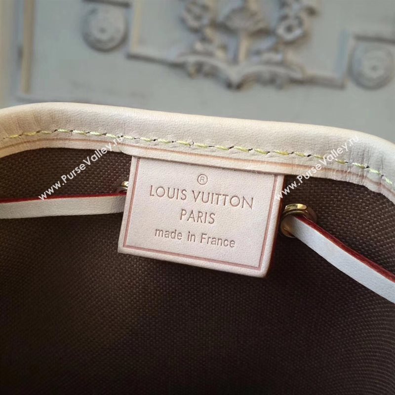 LV Louis Vuitton Nano Noe Handbag Monogram Shoulder Bag Brown M41346 6808