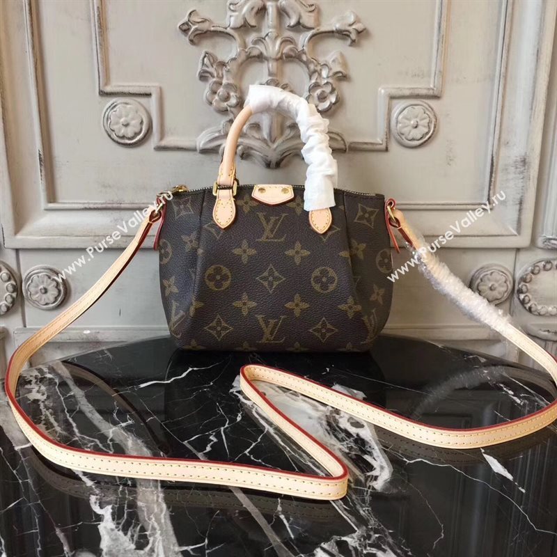 LV Louis Vuitton Nano Turenne Handbag Monogram Shoulder Bag Brown M61253 6809