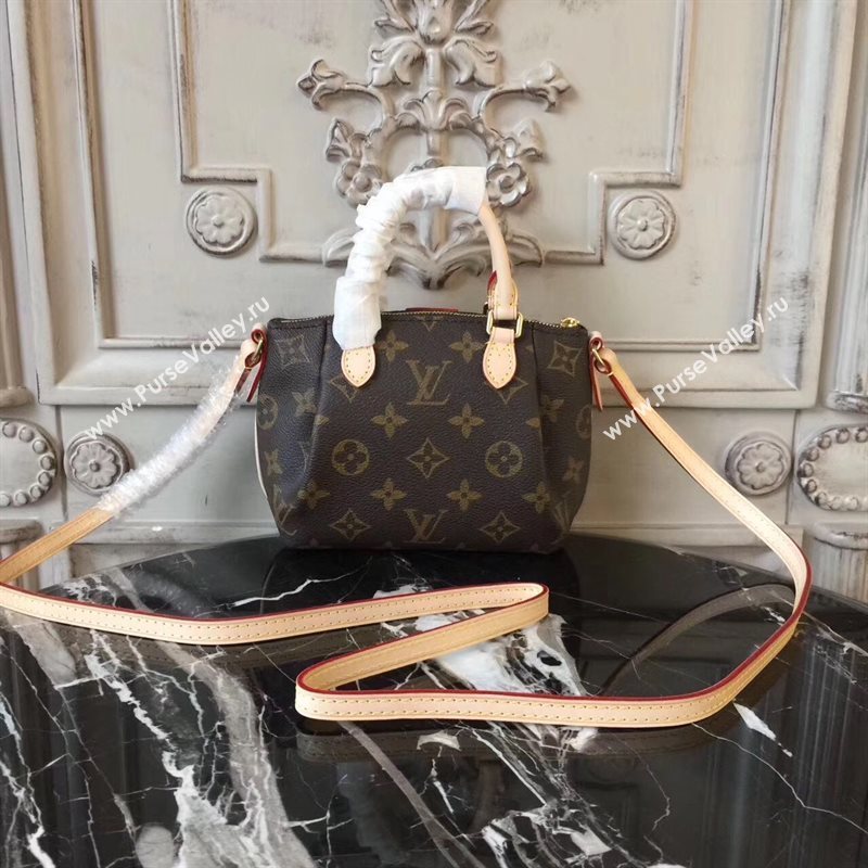 LV Louis Vuitton Nano Turenne Handbag Monogram Shoulder Bag Brown M61253 6809