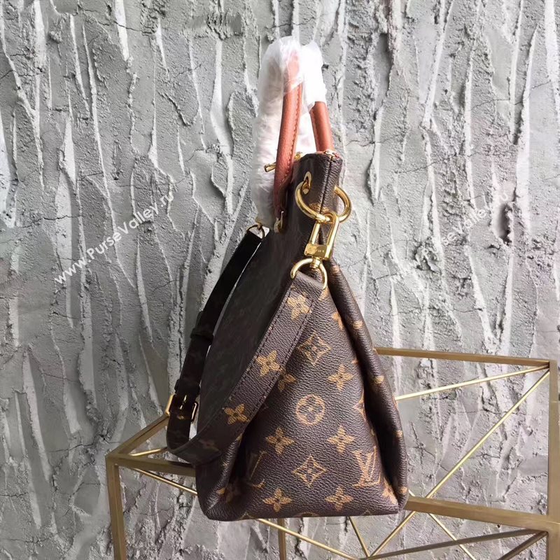 LV Louis Vuitton Pallas Tote Handbag Monogram Shoulder Bag Orange M41175 6815