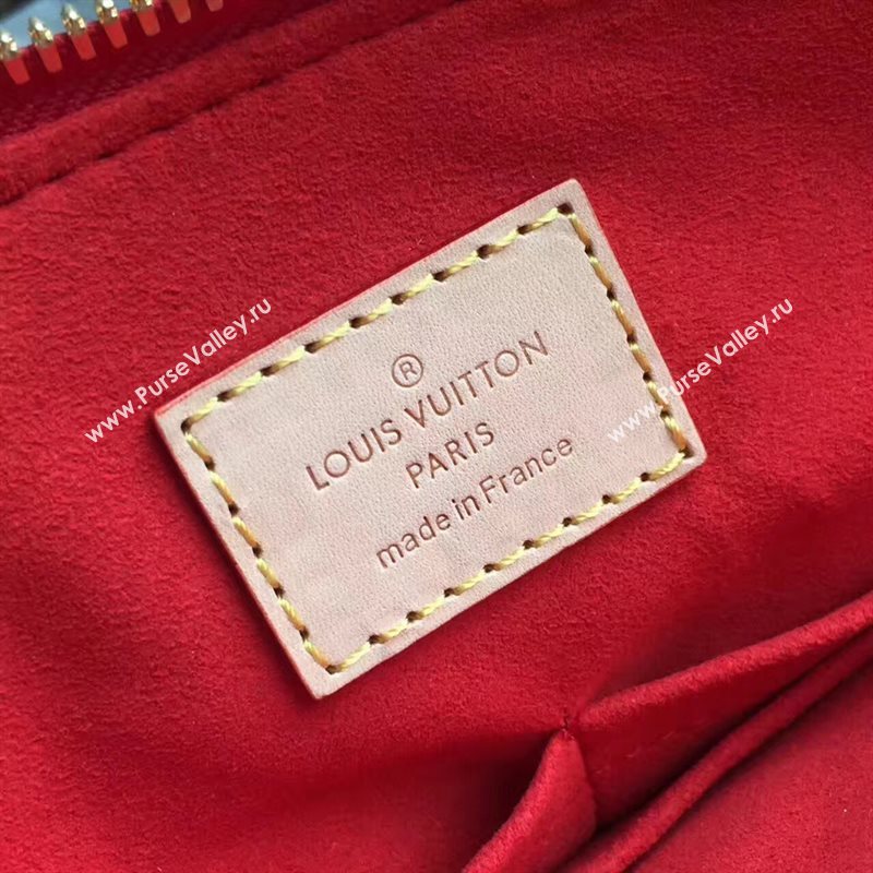 LV Louis Vuitton Pallas Tote Handbag Monogram Shoulder Bag Red M41175 6816