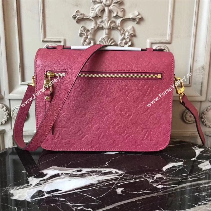 LV Louis Vuitton Pochette Metis Handbag Monogram Leather Shoulder Bag Rose M43737 6819