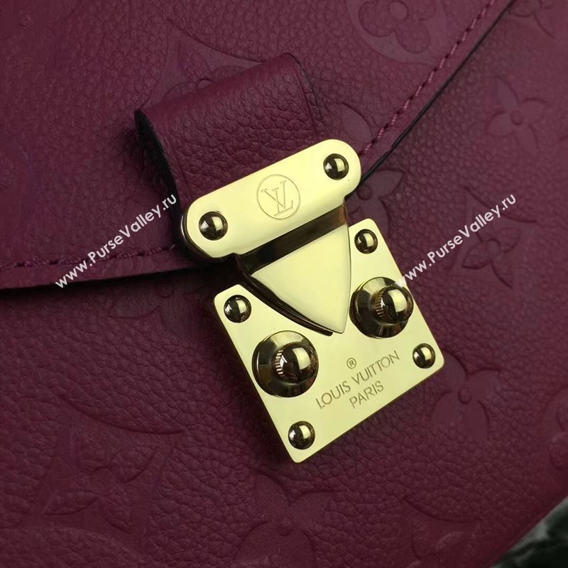 LV Louis Vuitton Pochette Metis Handbag Monogram Leather Shoulder Bag Rose M43737 6819