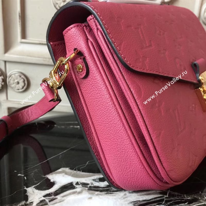 LV Louis Vuitton Pochette Metis Handbag Monogram Leather Shoulder Bag Rose M43737 6819