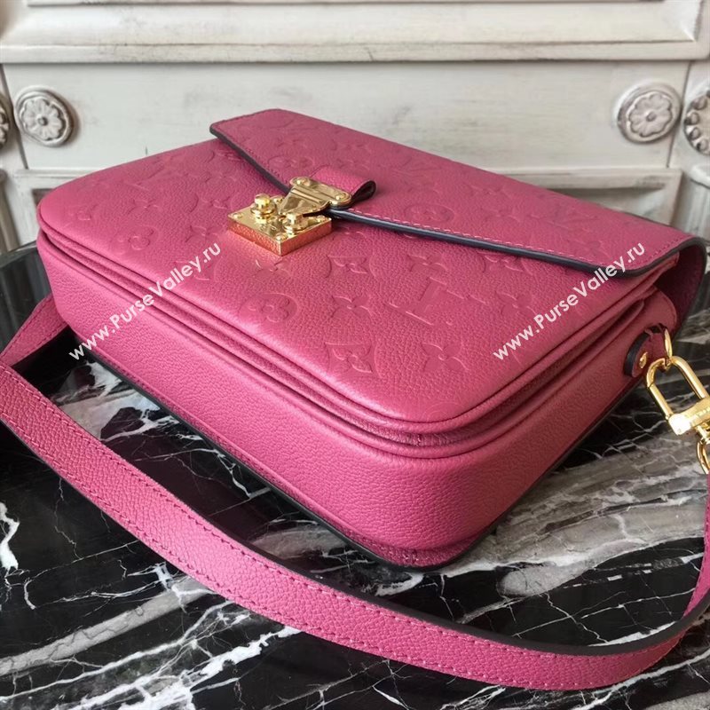 LV Louis Vuitton Pochette Metis Handbag Monogram Leather Shoulder Bag Rose M43737 6819