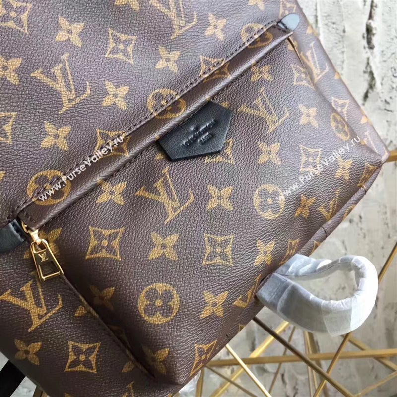 LV Louis Vuitton Monogram Backpack MM Bag Handbag Brown M41561 6820