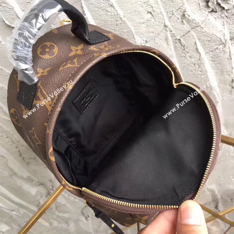 LV Louis Vuitton Monogram Backpack Mini Bag Handbag Brown M41562 6822