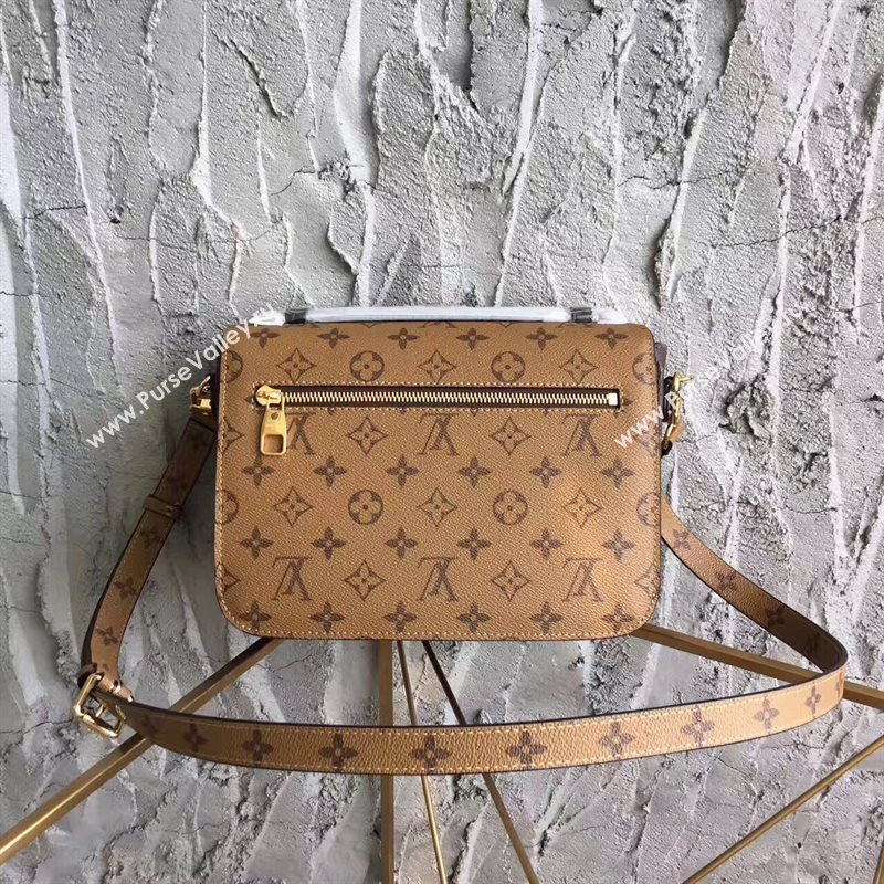 LV Louis Vuitton Pochette Metis Handbag Monogram Shoulder Bag Tan M41465 6823