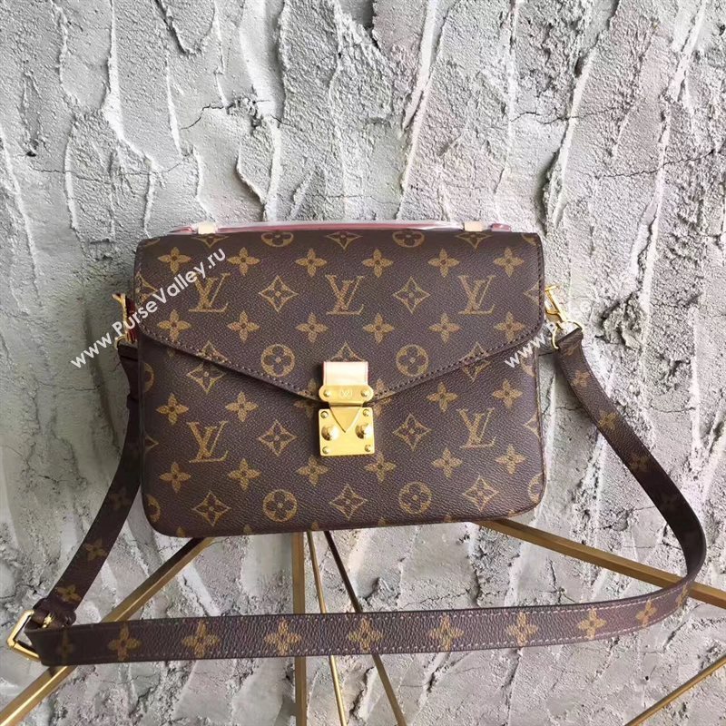 LV Louis Vuitton Pochette Metis Handbag Monogram Shoulder Bag Brown M40780 6824