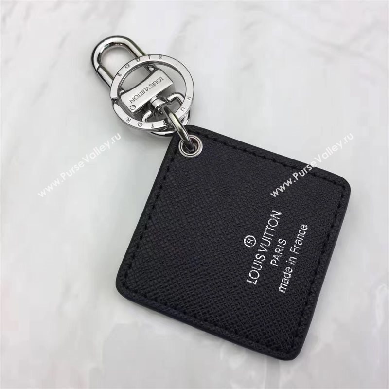 Louis Vuitton LV Square Animal Bag Charm and Key Holder White Cow 6945