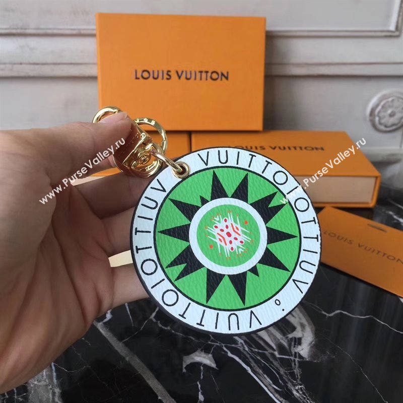 Louis Vuitton LV Illustre Bag Charm and Key Holder Green 6948