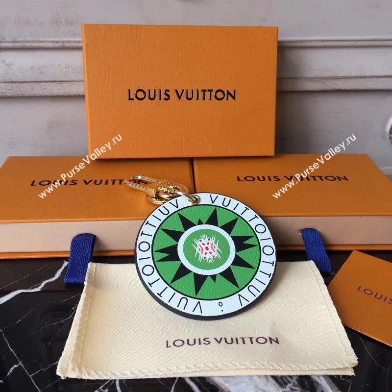 Louis Vuitton LV Illustre Bag Charm and Key Holder Green 6948