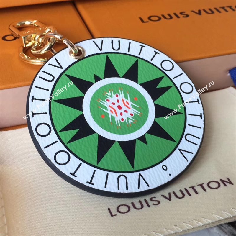 Louis Vuitton LV Illustre Bag Charm and Key Holder Green 6948