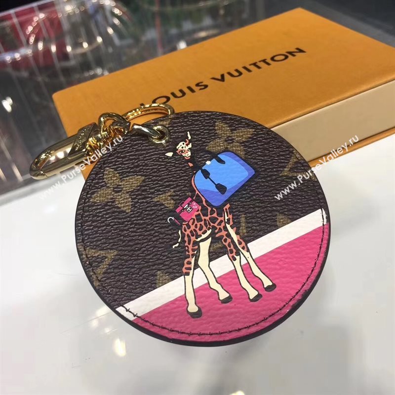 Louis Vuitton LV Illustre Girafe Bag Charm and Key Holder M62752 6950