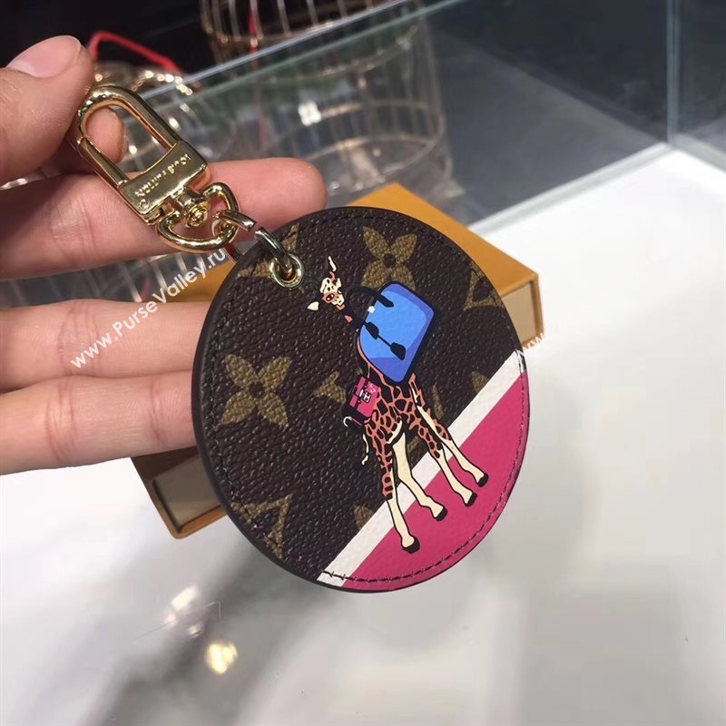 Louis Vuitton LV Illustre Girafe Bag Charm and Key Holder M62752 6950
