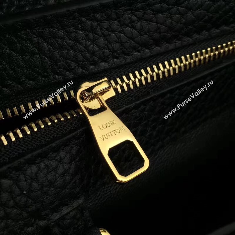 Louis Vuitton LV Capucines PM Mechanical Flowers Handbag Monogram Bag Black M54311 6953