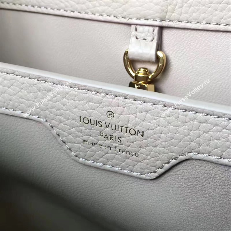 Louis Vuitton LV Capucines PM Mechanical Flowers Handbag Monogram Bag Gray M54311 6954